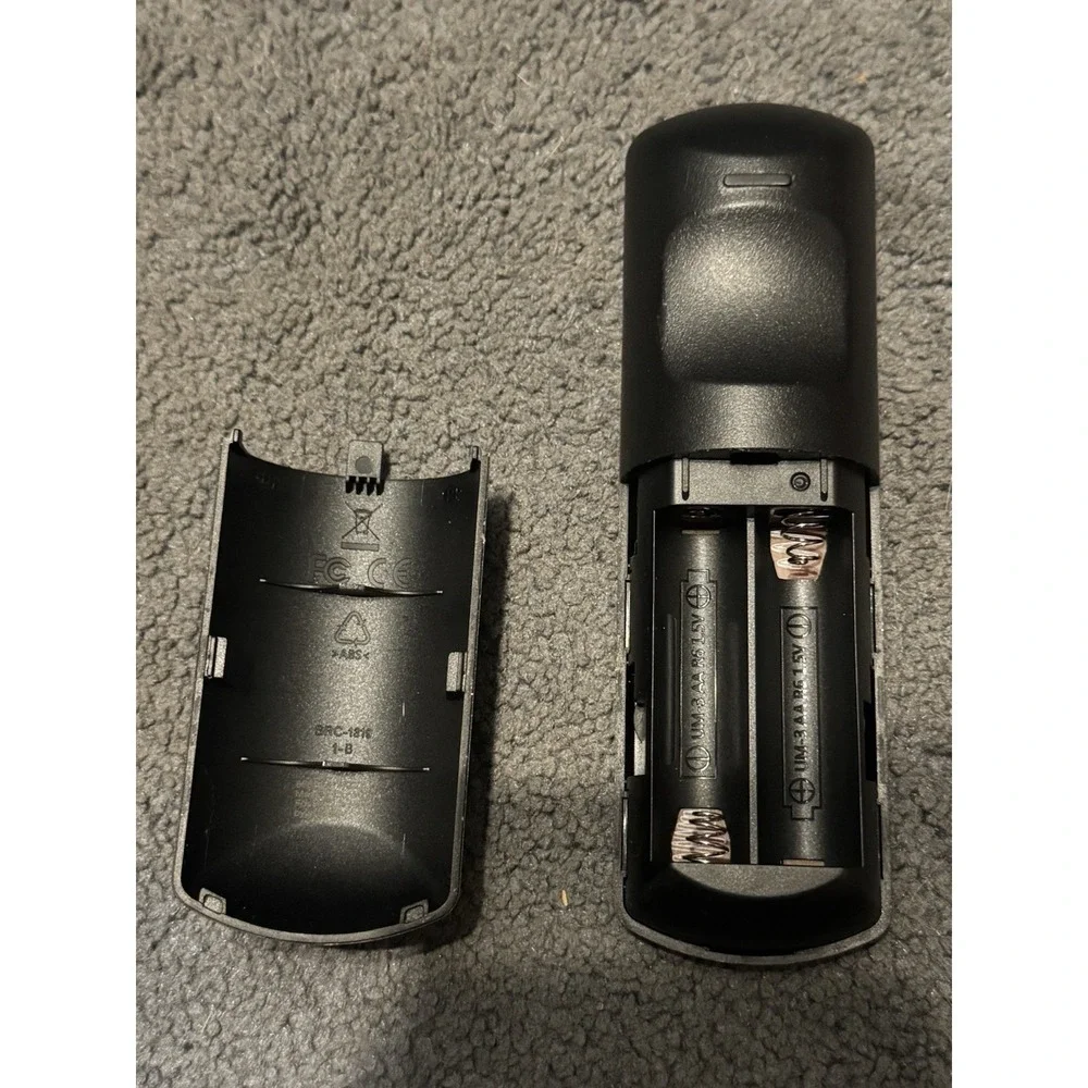 GE Universal TV Remote Control Black Replacement Tested Working No Batteries